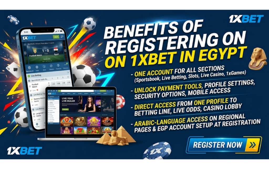 Benefits of Registering on 1xBet in Egypt