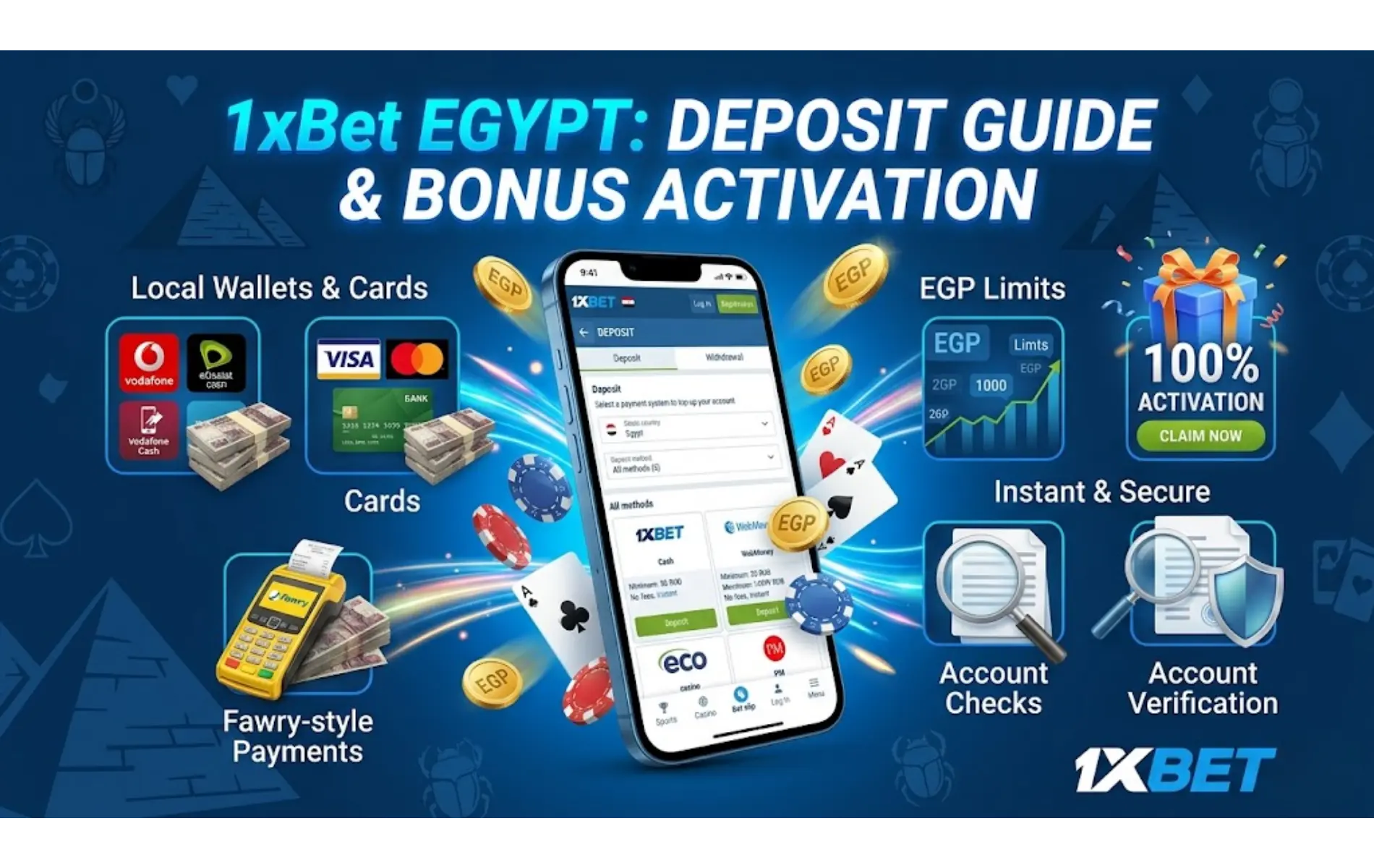 1xBet Deposit – Fast, Secure, and Convenient Deposit Methods for Egyptian Players