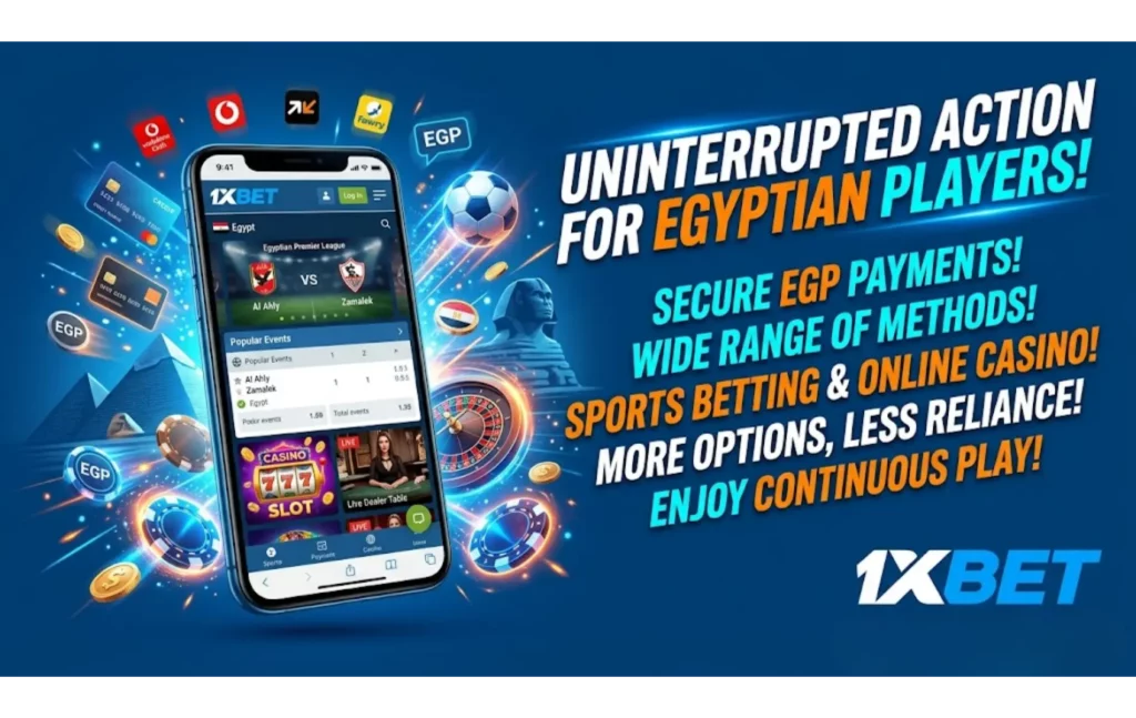1xBet Payment Method Benefits for Egyptian Players