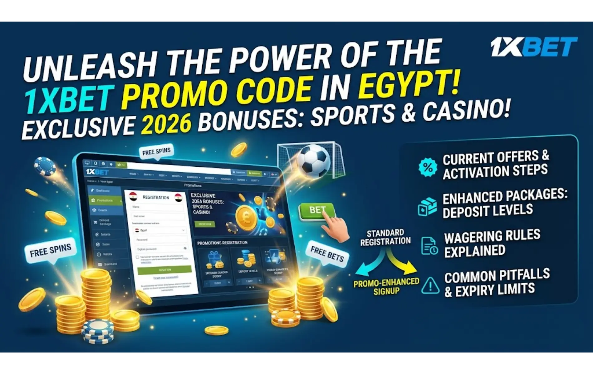 1xBet Promo Code Egypt – Claim Your Exclusive Betting Offers